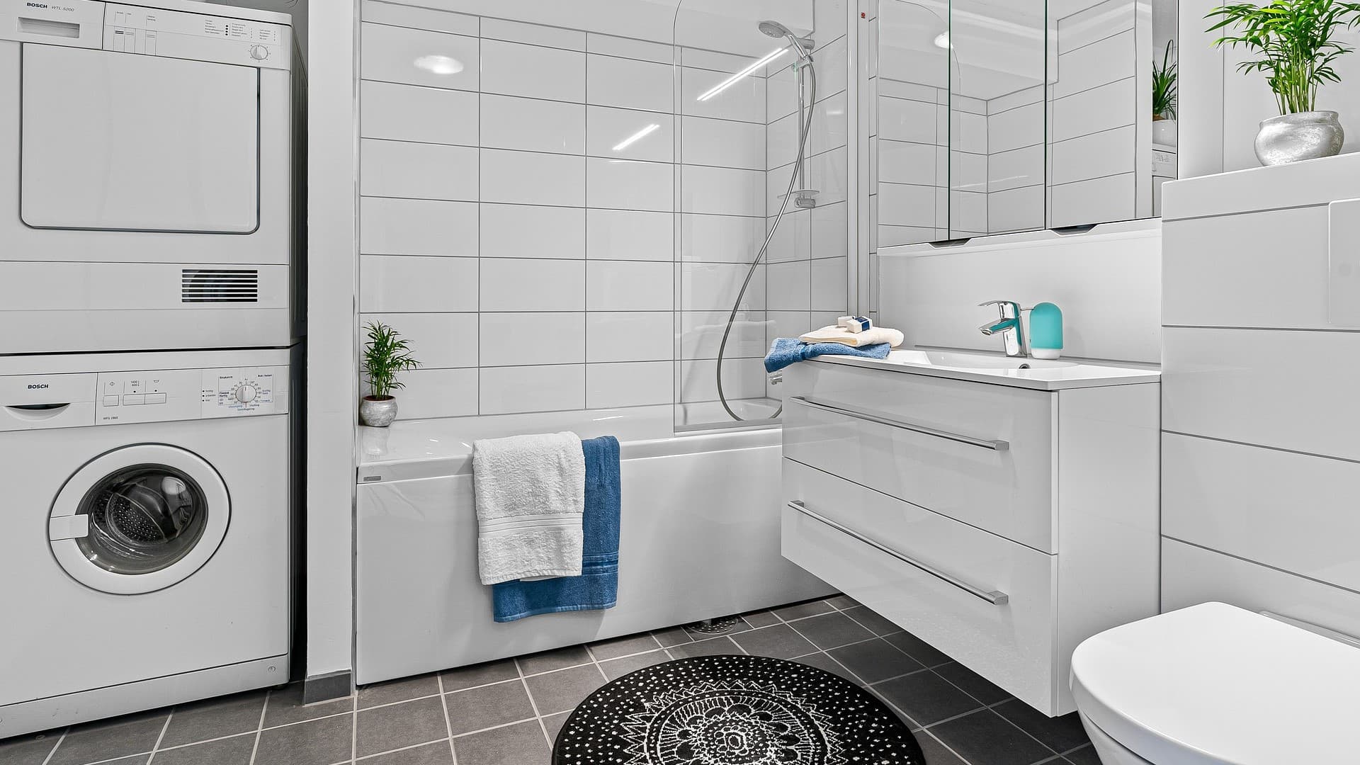 Traditionellt badrum