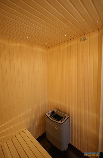 Badrum med unik bastu