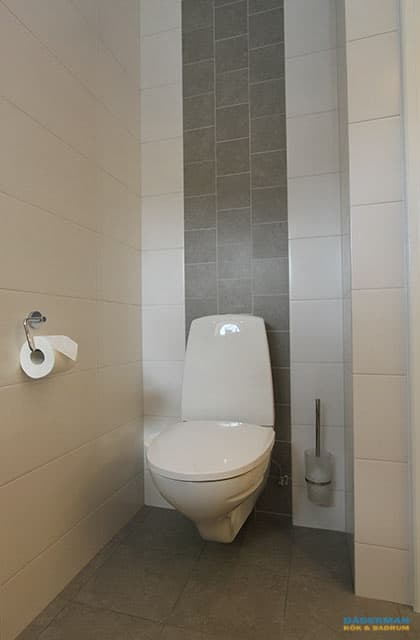 Badrum med exklusiv bastu