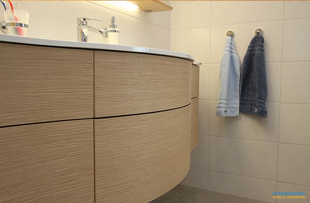 Badrum med exklusiv bastu