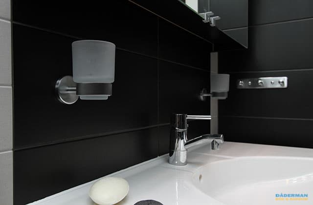 Badrum med exklusiv belysning