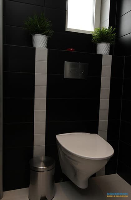 Badrum med exklusiv belysning