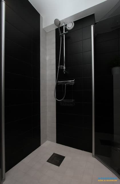 Badrum med exklusiv belysning