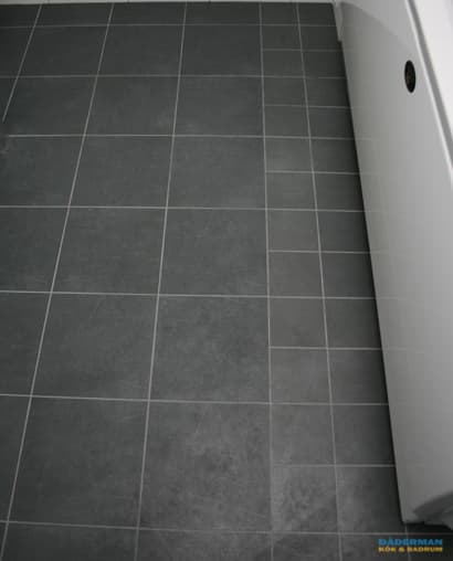 Badrum med glasblock