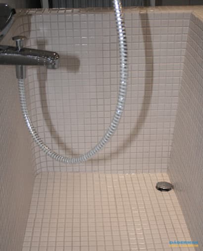 Badrum med natursten