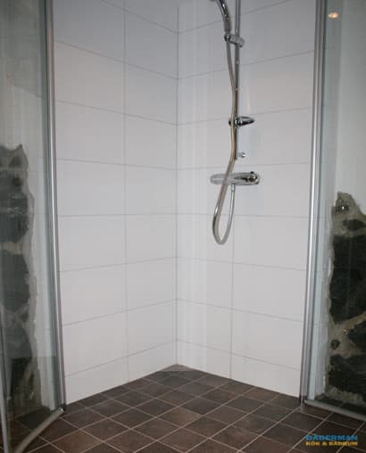 Badrum med natursten