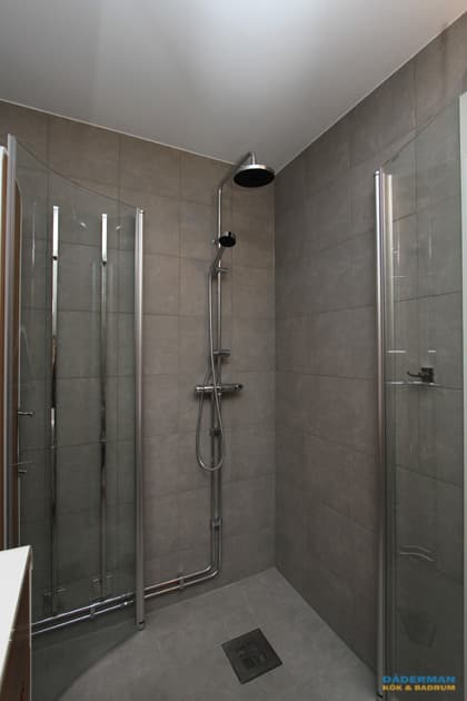 Badrum med retrokänsla