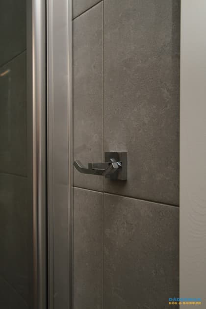 Badrum med retrokänsla