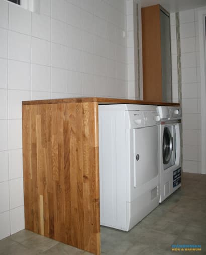 Badrum med tvättstuga