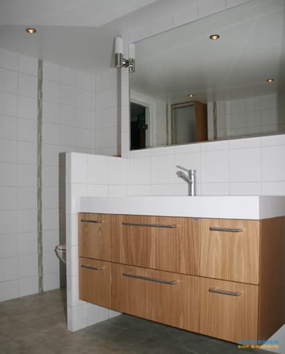 Badrum med tvättstuga