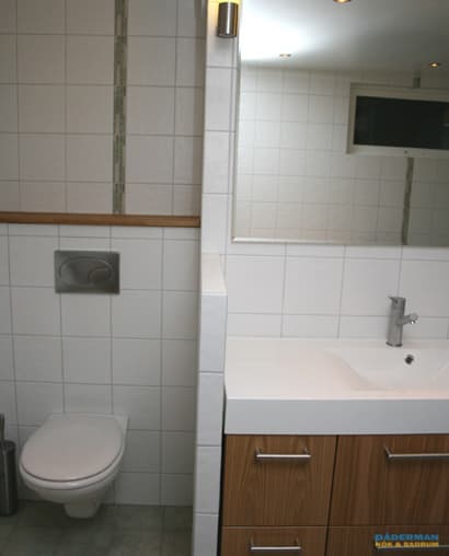 Badrum med tvättstuga