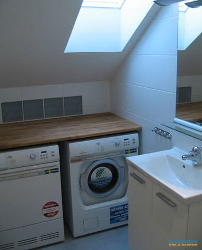 Duschkabin av glasblock