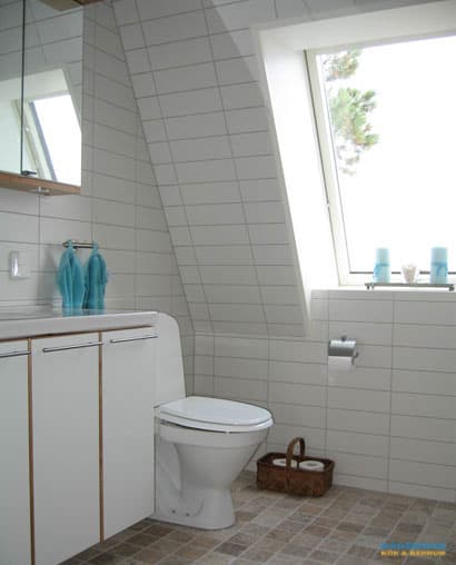 Inkaklat badkar under snedtak