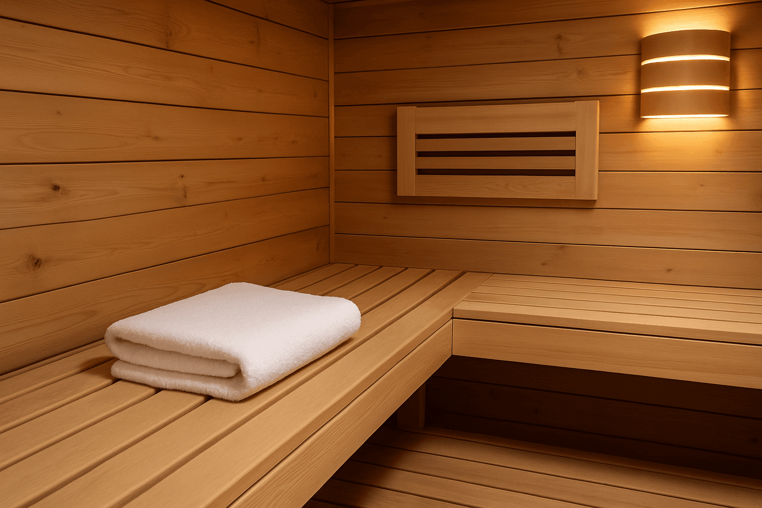 En bastu och en handduk