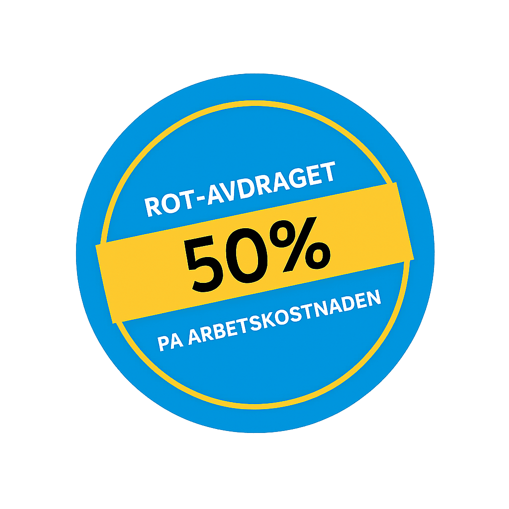 50 procent på arbetskostnader