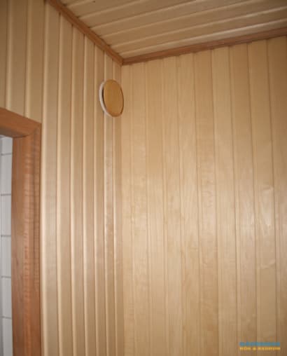 Badrum med bastu