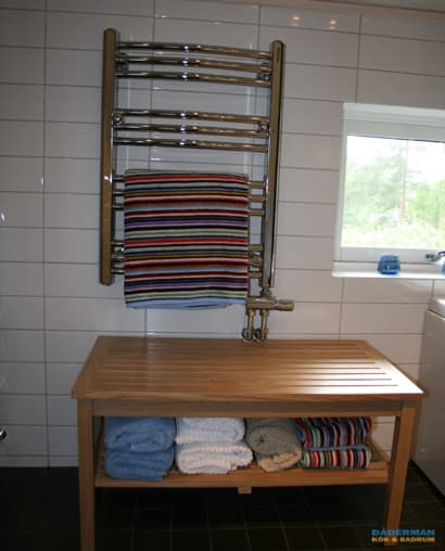 Badrum med bastu