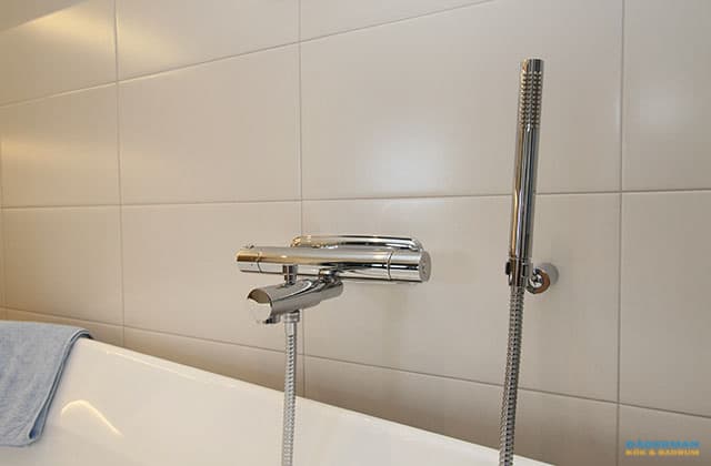 Badrum med exklusiv bastu