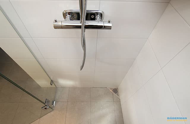 Badrum med exklusiv bastu