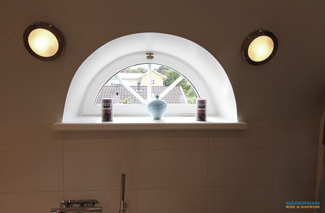 Badrum med exklusiv bastu