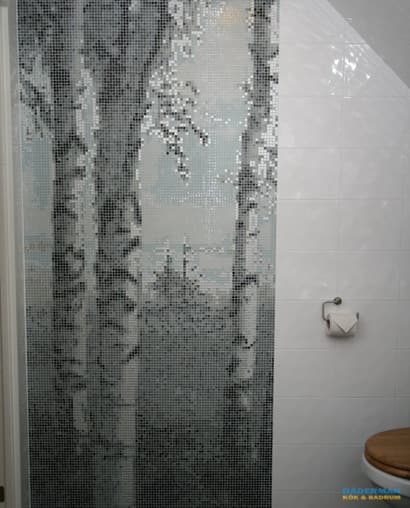 Vackert konstverk i mosaik