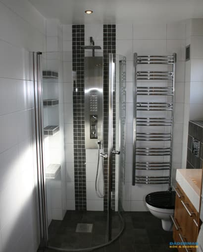 Badrum med tvättstuga