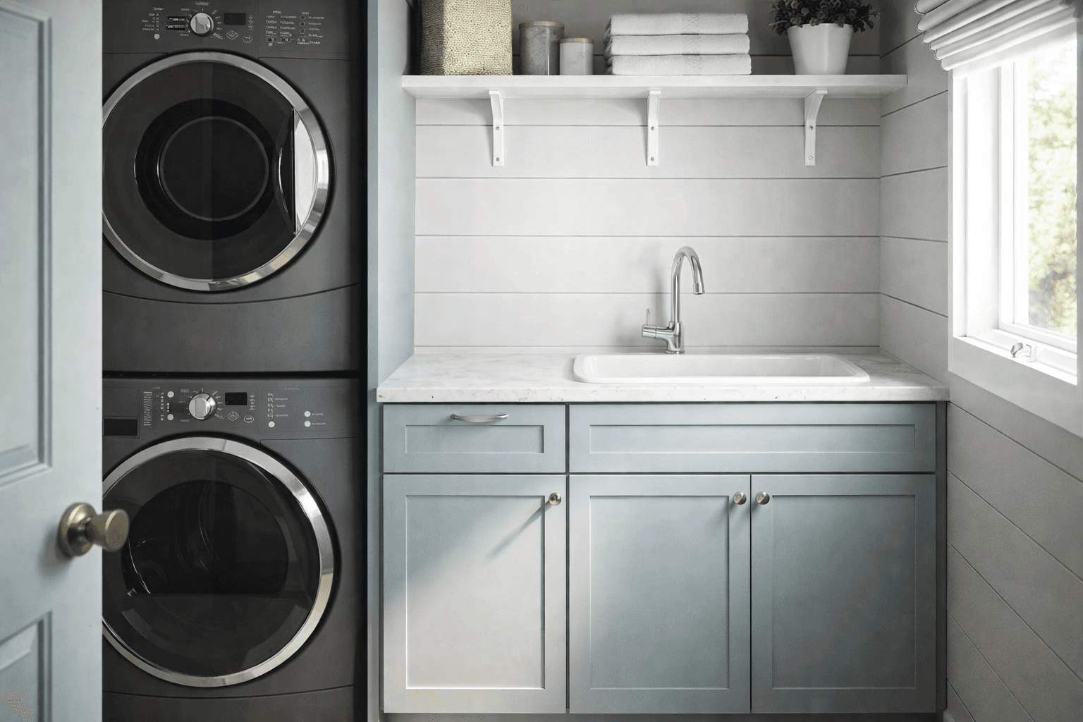 En liten tvättstuga